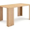 Mesa De Jantar | Skraut Home Mesa Consola Extensivel, 160, Para 8 Pessoas, Mesa De Jantar, Carvahlo