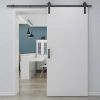 Porta De Correr | Vente-unique Porta De Correr Em Aplique A205Cm X C93Cm Mdf + Pvc Branco - Varin