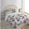 Roupa De Cama | Purline Housse De Couette 100% Coton 1 Piece Blanc A Motifs Fleuris 140X240