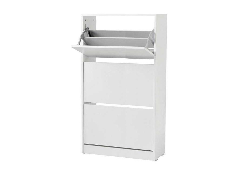 Sapateira | Venprodin Sapateira 3 Portas Dobraveis 121X73X26 Branco