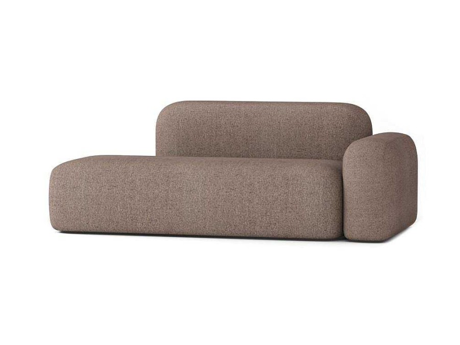 Sofa Em Tecido | Atio Sofa Max De 2/3 Lugares Em Tecido Castanho