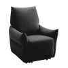 Promocoes Sofas & Poltronas | Vente-unique Poltrona Articulada Eletrica Em Tecido Antracite Modoc