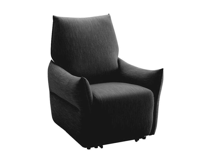 Promocoes Sofas & Poltronas | Vente-unique Poltrona Articulada Eletrica Em Tecido Antracite Modoc