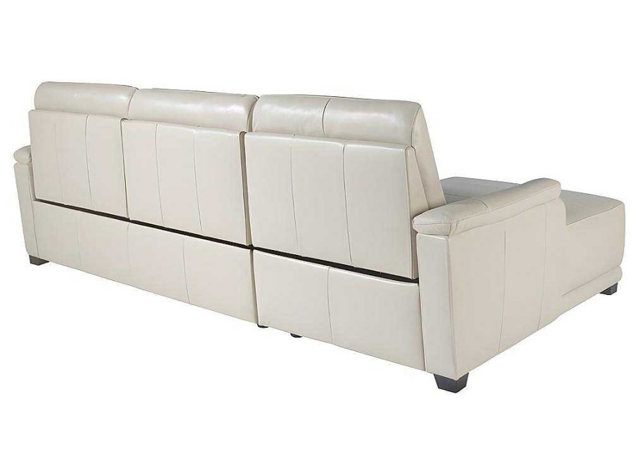 Promocoes Sofas & Poltronas | Angel Cerda Sofa Chaise Longue Em Couro E Com Relax 6155