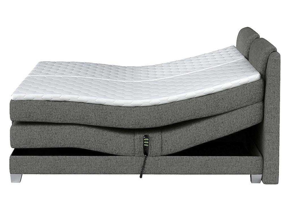 Cama Articulada | Palacio Conjunto Boxspring Cabeceira De Cama + Sommier De Relaxamento Eletrico + Colchao + Sobrecolchao Castel Da Palacio - 2X90X200 Cm