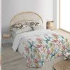 Textil De Casa | Purline Housse De Coussin 100% Coton 1 Piece Blanc A Motifs Floraux 50X50