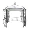 Pergola, Coreto, Quiosque | EXPERTLAND Gazebo De Jardim Tilcara Em Metal Feitio Ferro Forjado D300 X A290 Cm