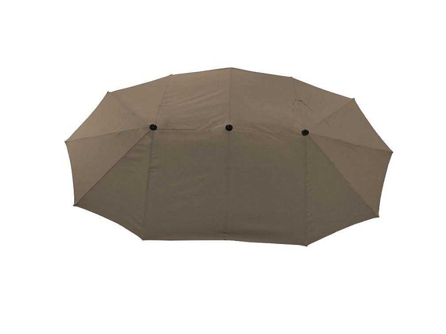 Guarda Sol | Happy Garden Duplo Guarda-Chuva 2X4M Linai Taupe