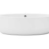 Banheira De Pousar | Shower & Design Banheira Classica Oval 251 L, 185X90X58 Cm, Acrilico Branco - Marmati