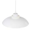 Candeeiro Suspenso | OZAIA Candeeiro Suspenso Em Metal D34 X A120 Cm Branco - Briliva