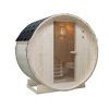 Sauna De Exterior | VOGUE SAUNA Sauna De Exterior 2 Lugares Com Salamandra De 3,5 Kw C185 X L120 X A190 Cm - Isokyro