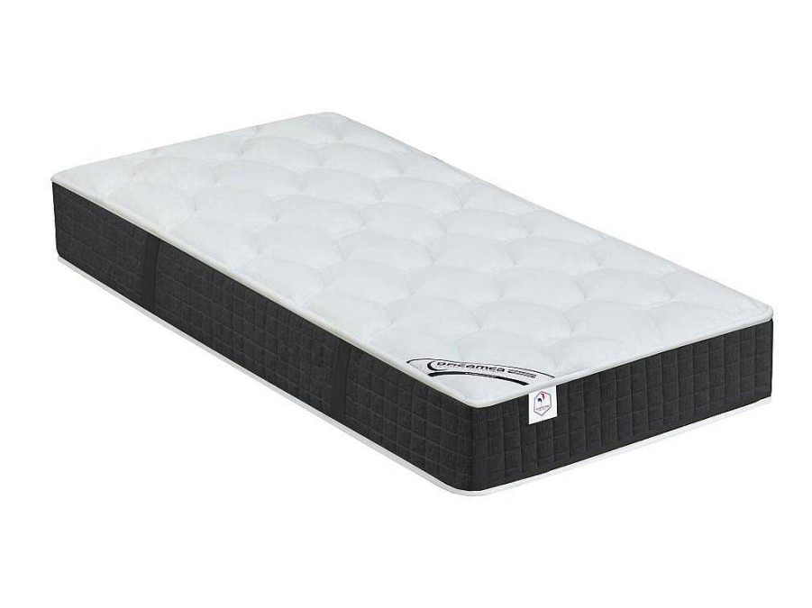 Cama Articulada | DREAMEA Cama Eletrica Articulada Terminais E Colchao De Molas Ensacadas E Memoria De Forma - Motores Okin - Branco - 2X80X200 Cm - Phanes Da Dreamea