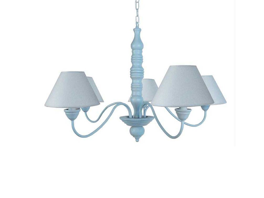 Lustre | TOSEL Lustre Tosel Menton Tecido Braco Cinza D84 X H90 Cm