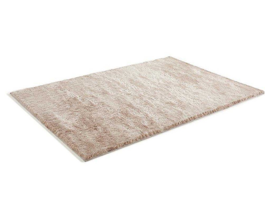 Tapete De Sala | OZAIA Tapete Shaggy Dolce Taupe Reflexo Bege - Poliester - 120*170 Cm