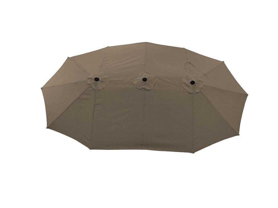 Guarda Sol | Happy Garden Guarda-Chuva Duplo 2,7X4,6M Linai Taupe