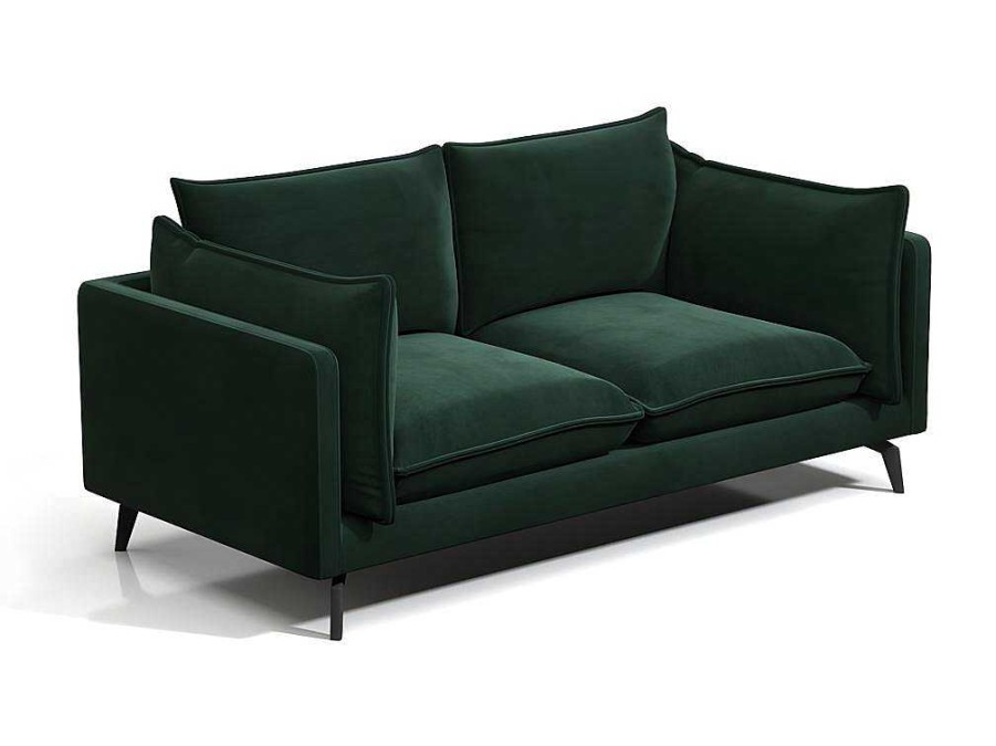 Promocoes Sofas & Poltronas | PASCAL MORABITO Sofa De 2 Lugares Em Veludo Verde - Kestrel De Pascal Morabito