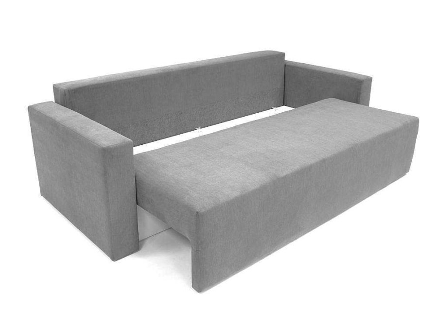 Sofa De 2 Ou 3 Lugares | Skraut Home Sofa-Cama Cloud, Cinza Claro, Conversivel Em Cama, Bau.