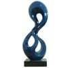 Estatua | OZAIA Grande Estatua Cecilia Em Resina Azul Noite - L.25 X A.79 Cm