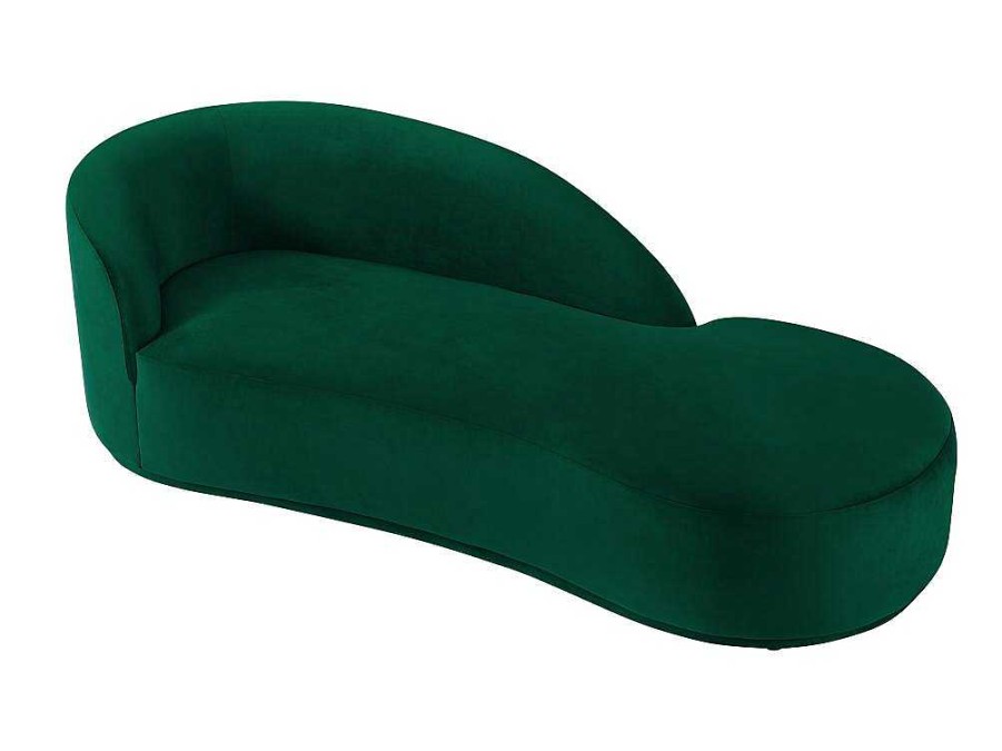 Chaise Longue | PASCAL MORABITO Chaise Longue Direita Veludo Verde - Lonigo De Pascal Morabito