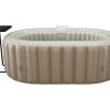 Spa Insuflavel | VOGUE SPA Spa Insuflavel Oval 2 Lugares C190 X L120 X A65 Cm, 90 Jatos De Ar, Taupe E Bege - B-Lucky