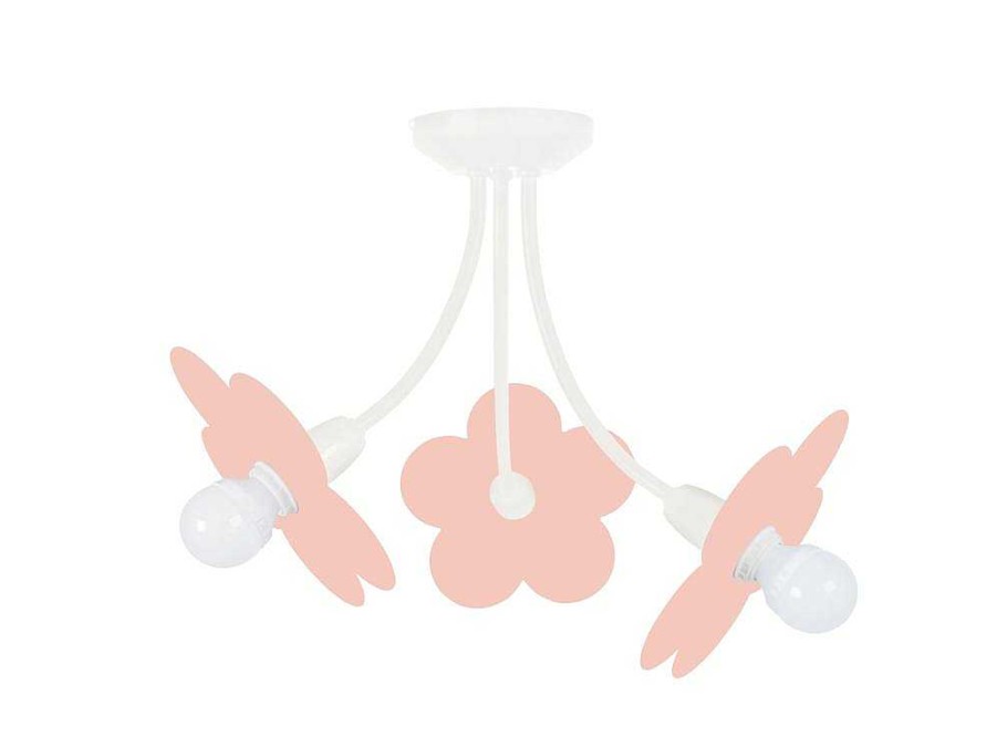 Lustre | TOSEL Lustre Tosel Pivoine Metal Braco Pastel D50 X H40 Cm