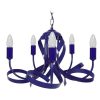 Lustre | TOSEL Lustre Tosel Monaco Lampada Decorativa Braco Azul-Marinho D52 X H70 Cm