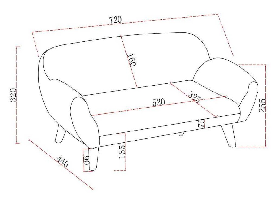 Acessorios Para Animais De Estimacao | Vente-unique Sofa Para Animais Em Veludo E Pes Em Madeira C.72 X L.44 Cm Azul - Zolia