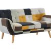 Sofa De 2 Lugares | Vente-unique Sofa De 2 Lugares Em Tecido Patchwork - Serti Ii