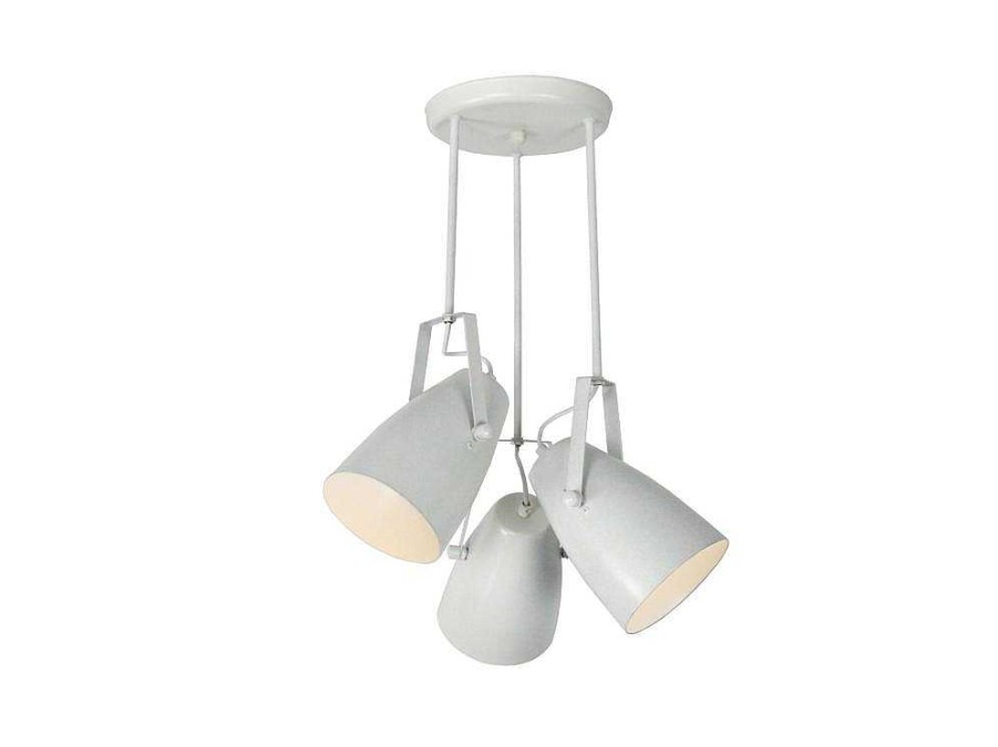 Lustre | TOSEL Suspensao Tosel Larsen Metal Conjunto Preto D40 X H100 Cm