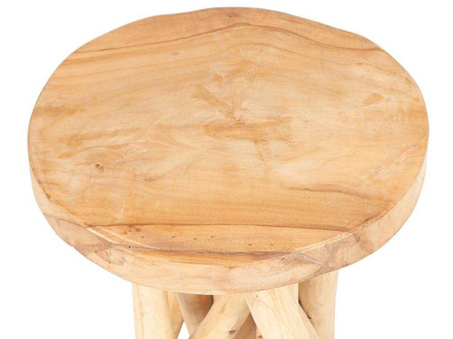 Mesa De Apoio | Vente-unique Mesa De Apoio Em Teca Cor Natural - Gayana