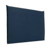 Cabeceira E Ponte De Cama | Vente-unique Cabeceira De Cama 160 Cm Veludo Cinzento Azul-Escuro - Ambrilia