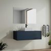 Movel Para Lavatorio | Vente-unique Movel Suspenso Para Lavatorio Azul 94 Cm - Teana Ii