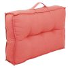 Decoracao De Jardim | OZAIA Conjunto De 2 Almofadas Para Paletes Em Algodao 40 X 60 X 12 Cm Cor Coral - Baila