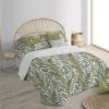 Textil De Casa | Purline Housse De Coussin 100% Coton 1 Piece Vert A Motifs Vegetaux 30X50