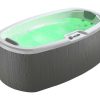 Spa Rigido | VOGUE SPA Spa De 2 Lugares Branco Perola Com Cobertura, 14 Jatos, C210 X L110 X A74 Cm, Sistema Balboa - Samoa Iv