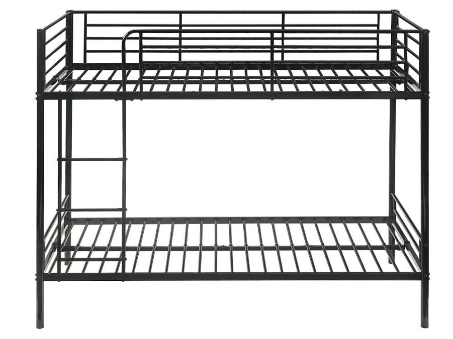 Beliche | Vente-unique Beliche 2X90X190 Cm Preto - Doutis Ii