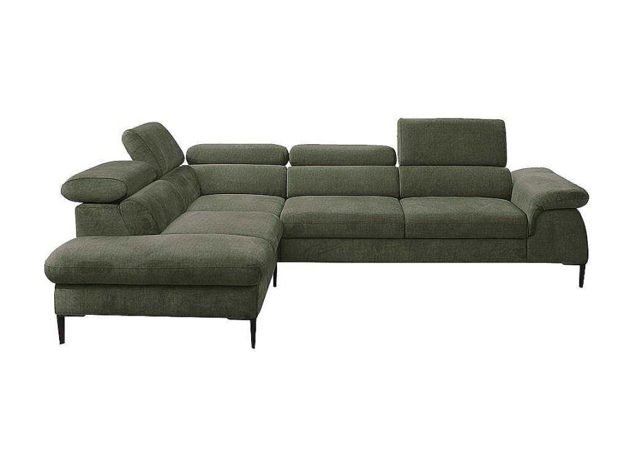 Sofa | PASCAL MORABITO Grande Sofa De Canto Esquerdo Convertivel Veludo Verde - Sepina De Pascal Morabito