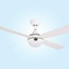 Ventilador | Purline Ventilador De Teto O122 Cm Com Led E Wifi Reversivel Hypersilence