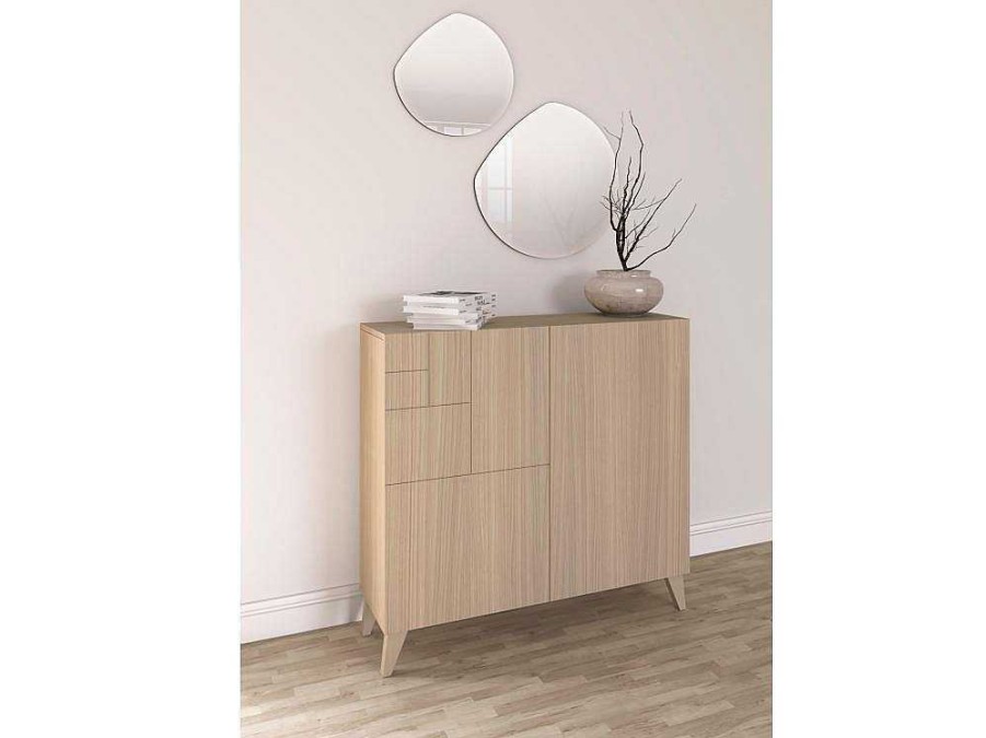 Sapateira | Herdasa Sapateiro/Movel Organizacao - H87Cm X L90Cm X P27Cm Nogueira Clara - Bergen