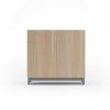 Sapateira | Herdasa Sapateiro/Movel Organizacao - H90Cm X L90Cm X P27Cm Nogueira Clara Pernas Cinza - Copenhague