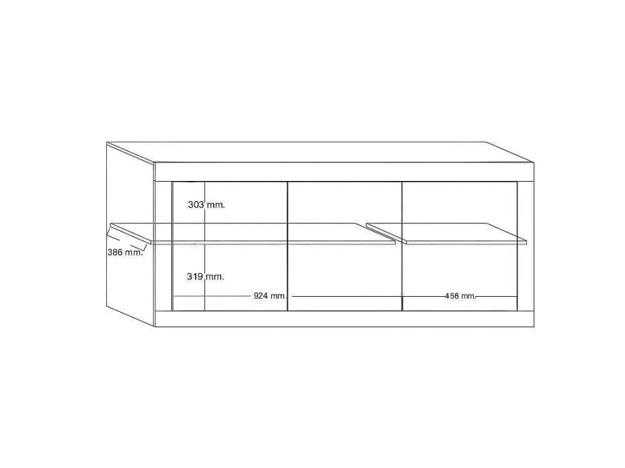 Aparador | Vente-unique Aparador Com 3 Portas Disponivel Em Branco Lacado - Comete