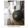 Estatua | OZAIA Bola De Futebol Vintage Goodtimes - D.21 Cm - Castanho