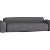 Sofa De 4 Lugares | Atio Sofa Max De 4 Lugares Em Tecido Antracite