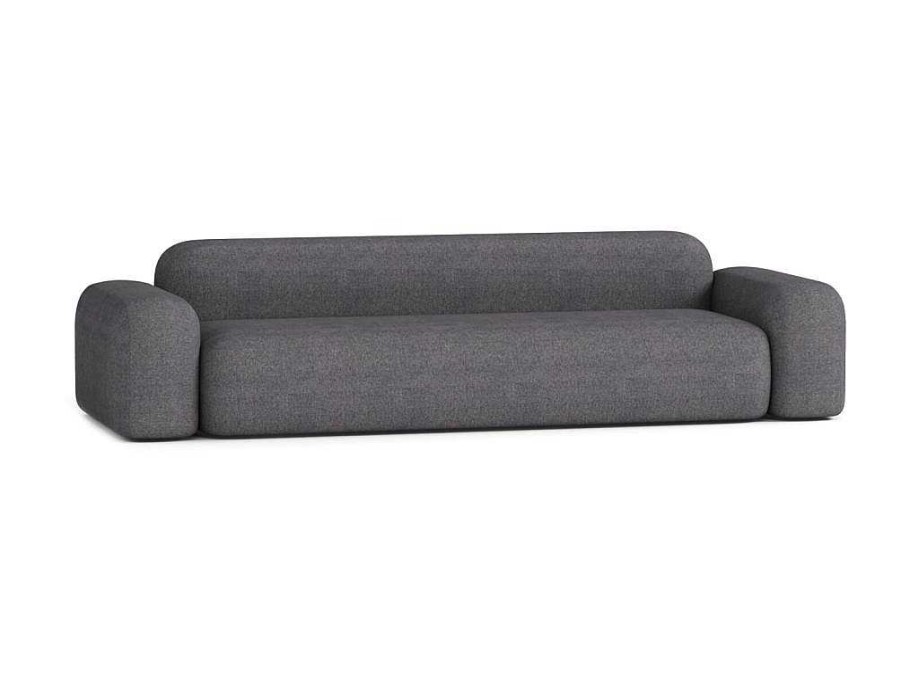 Sofa De 4 Lugares | Atio Sofa Max De 4 Lugares Em Tecido Antracite