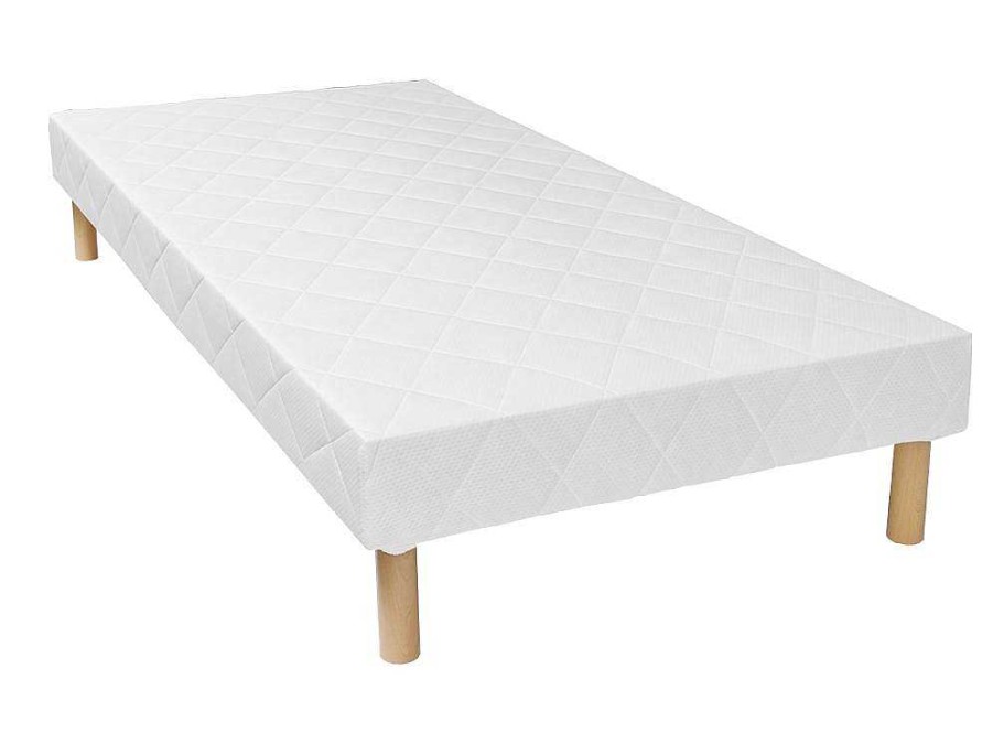 Sommier | Ysmée Estrado Deco Estofado Panacea Da Dreamea - Branco - 90X190 Cm