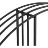 Biblioteca, Vitrina, Estante | Vente-unique Estante De Parede Em Metal, 2 Prateleiras, Preto - Nacera