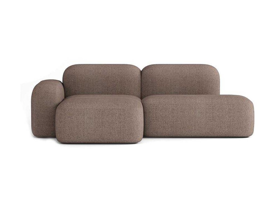 Sofa De 4 Lugares | Atio Sofa Max De 3 Lugares Em Tecido Castanho