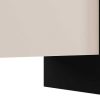 Movel De Tv | Vente-unique Movel De Tv Com 4 Portas Em Mdf Bege E Preto - Luvonia