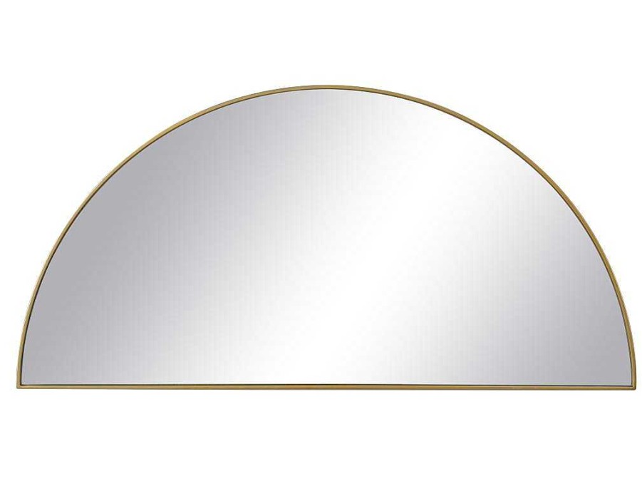 Promocoes Decoracao | OZAIA Espelho Semicirculo Design Em Metal C50 X A100 Cm Dourado - Gavra