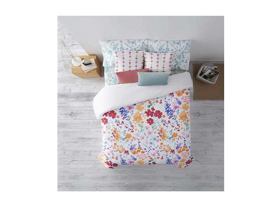 Roupa De Cama | Purline Housse De Couette 100% Coton 1 Piece Multicolor Floral 200X240